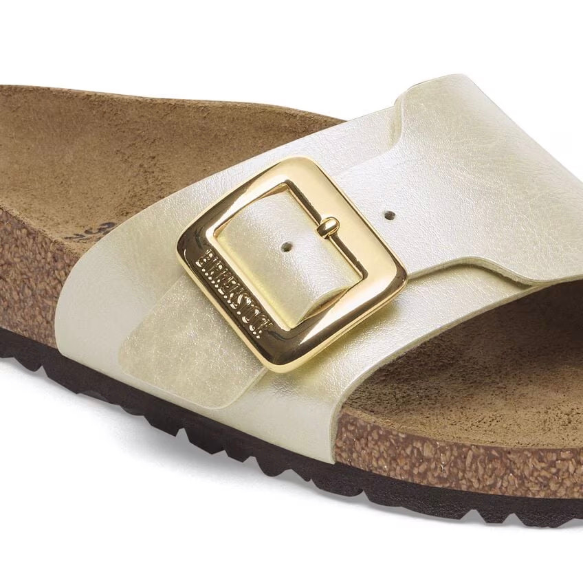 Birkenstock Catalina Luxe Buckle Sandal – Graceful Pearl White – Women’s