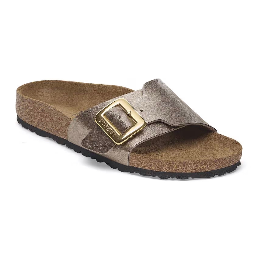 Birkenstock Catalina Luxe Buckle Sandal – Graceful Taupe – Women’s