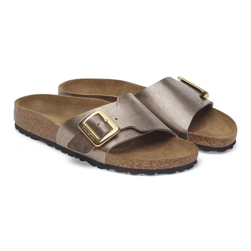 Birkenstock Catalina Luxe Buckle Sandal – Graceful Taupe – Women’s