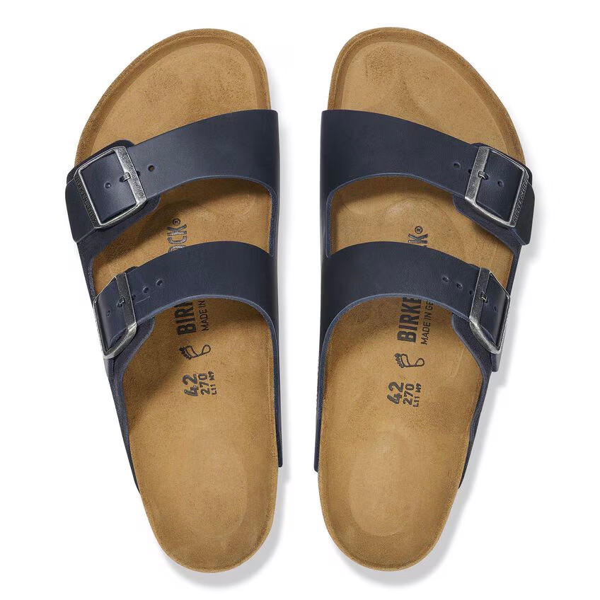 Birkenstock Arizona Sandal – Midnight Suede Oiled Leather – Men’s