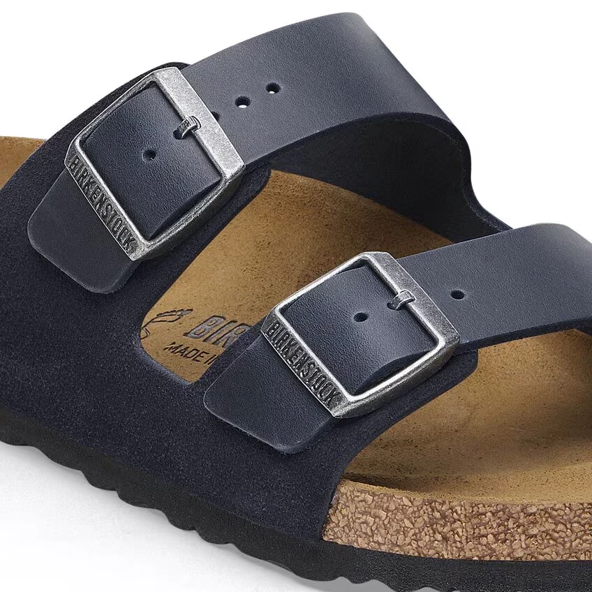 Birkenstock Arizona Sandal – Midnight Suede Oiled Leather – Men’s