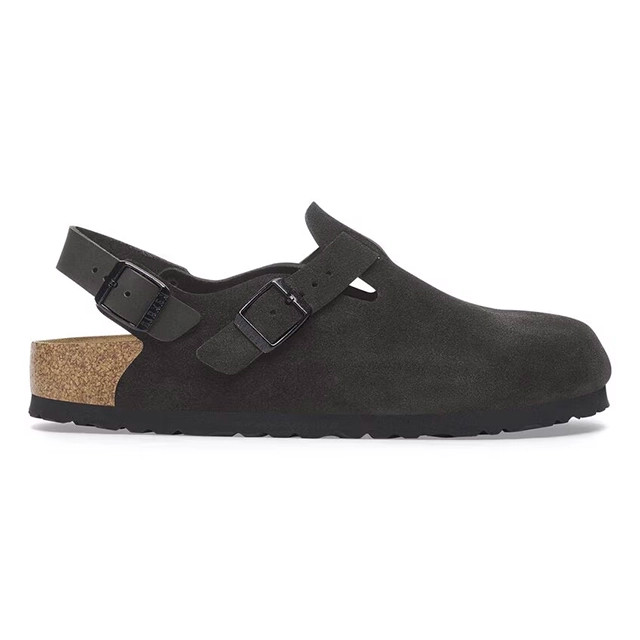 Birkenstock Tokio II Black Suede Leather Clogs | Unisex - Simply