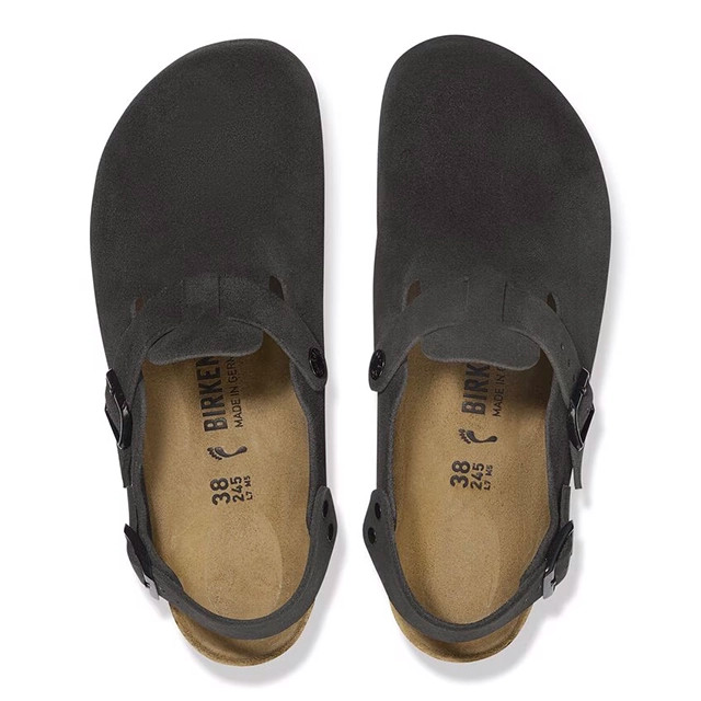 Birkenstock Tokio II Black Suede Leather Clogs | Unisex - Simply