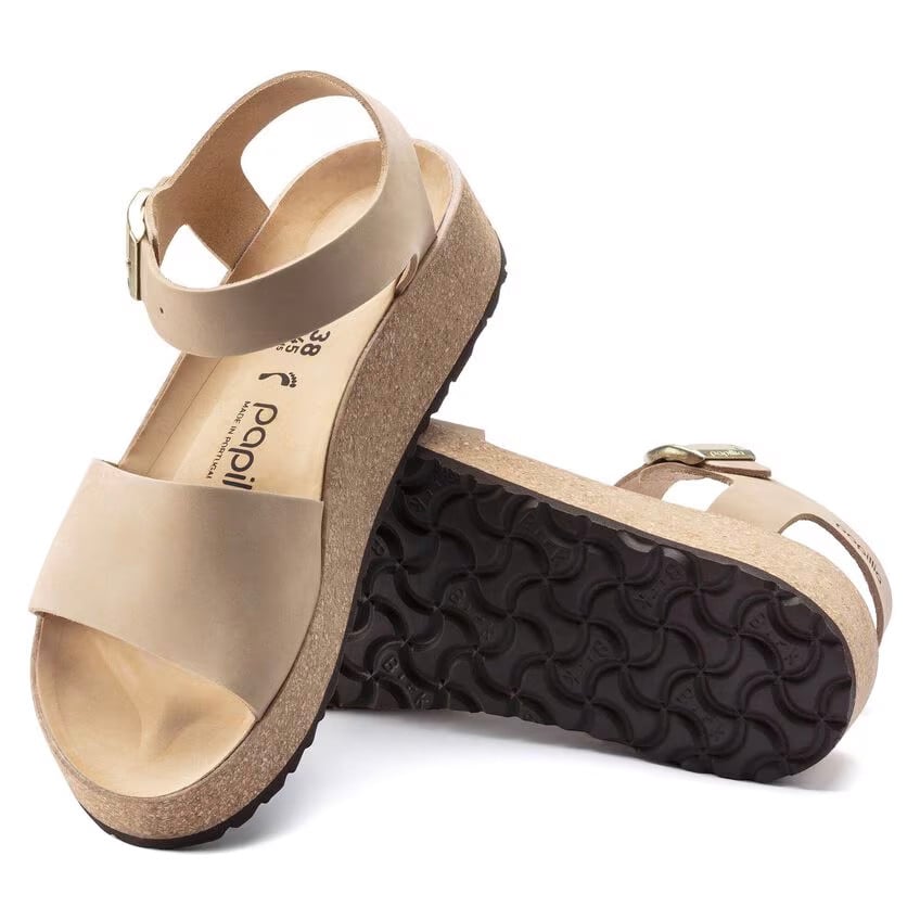 Birkenstock Glenda Sandal – Sandcastle Nubuck Leather – Women’s