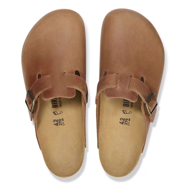 Birkenstock Boston Clog – Cognac Oiled Leather – Women’s