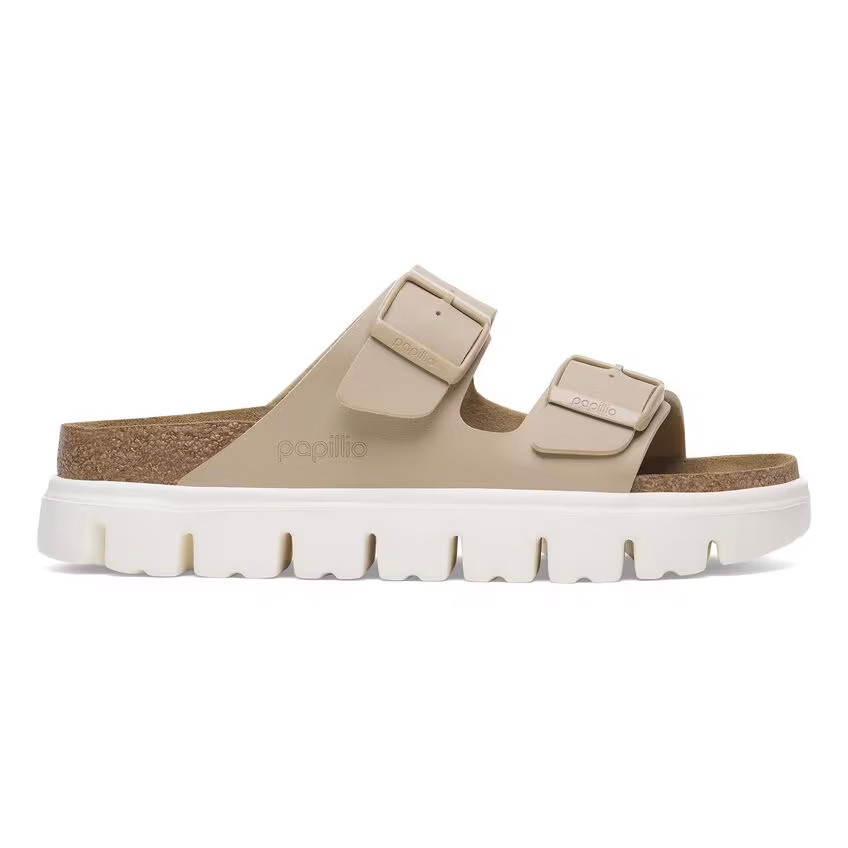 Birkenstock Women's Arizona Chunky Sandcastle Birko-Flor Sandal