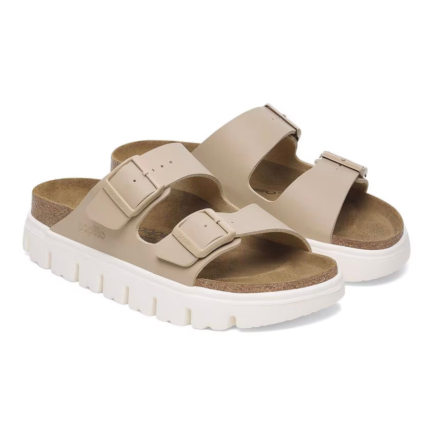 Birkenstock Women's Arizona Chunky Sandcastle Birko-Flor Sandal