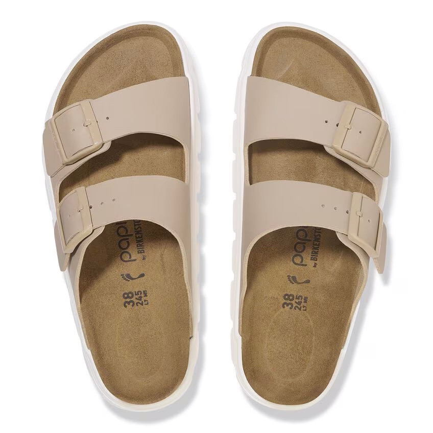 Birkenstock Women's Arizona Chunky Sandcastle Birko-Flor Sandal