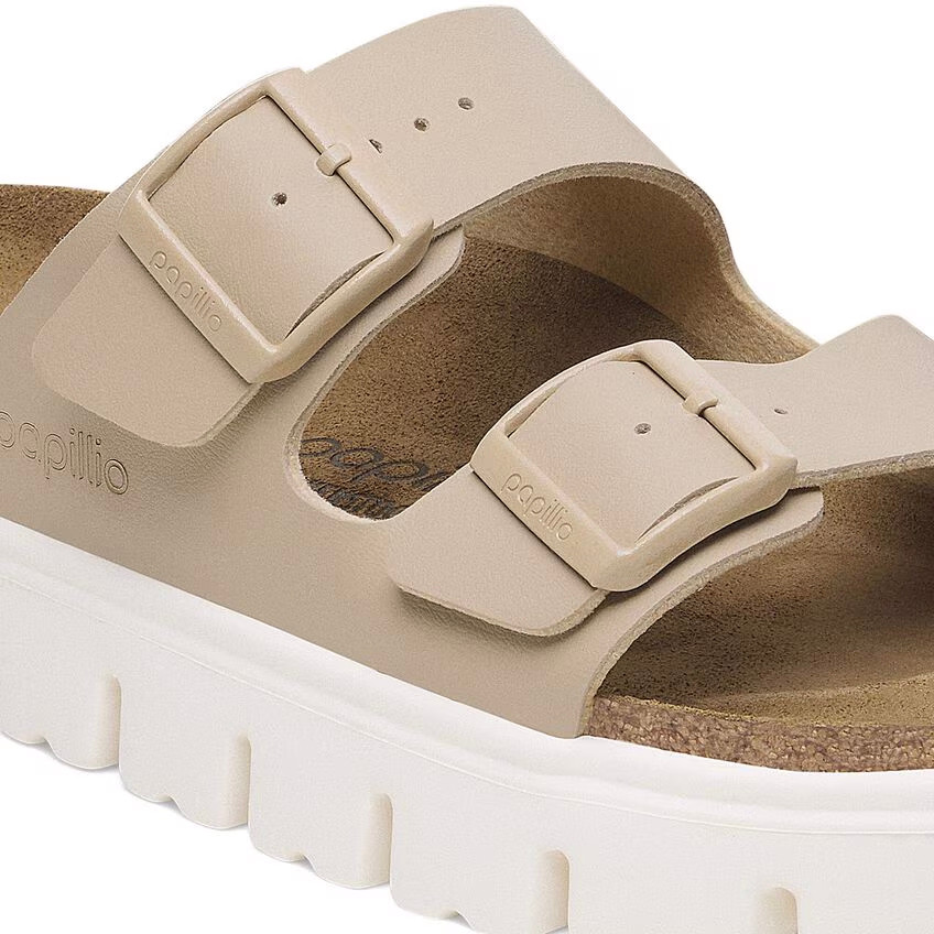 Birkenstock Women's Arizona Chunky Sandcastle Birko-Flor Sandal
