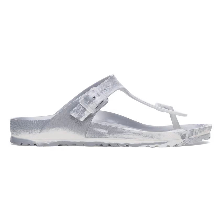 Birkenstock Gizeh Sandal – EVA Multi Metallic Silver White – Women’s