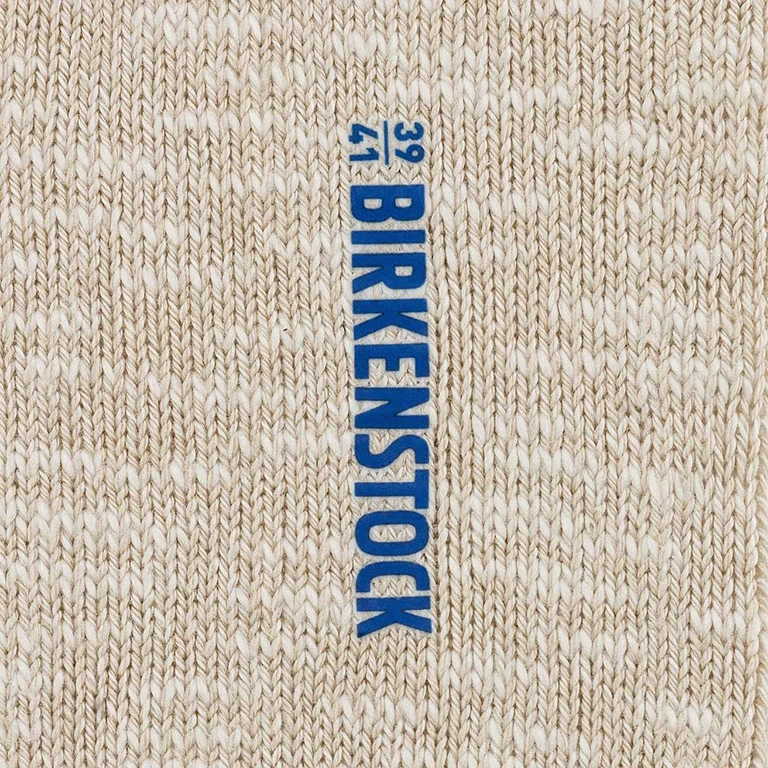 Birkenstock Slub Beige/White Socks
