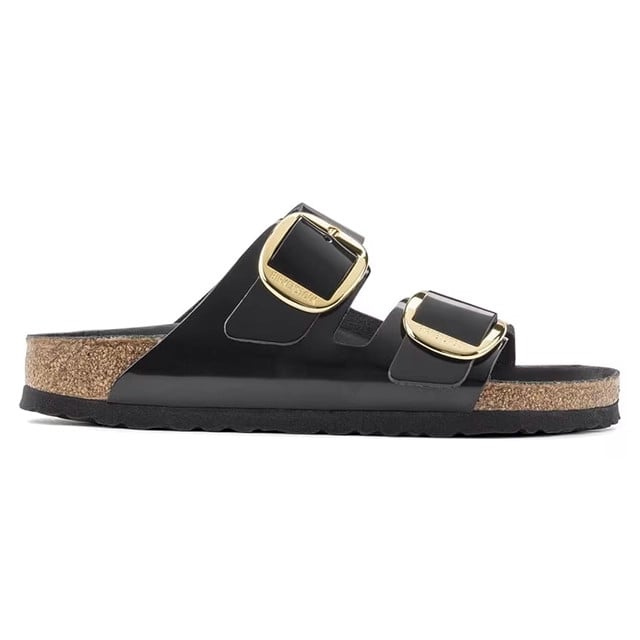 Birkenstock Arizona Sandal – Big Buckle High-Shine Black – Women’s