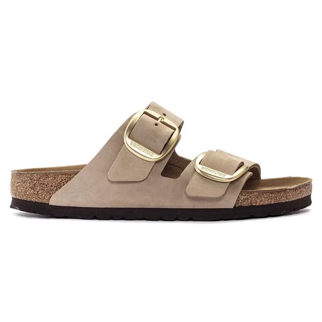 Birkenstock Arizona Sandal – Big Buckle Sandcastle Nubuck – Women’s