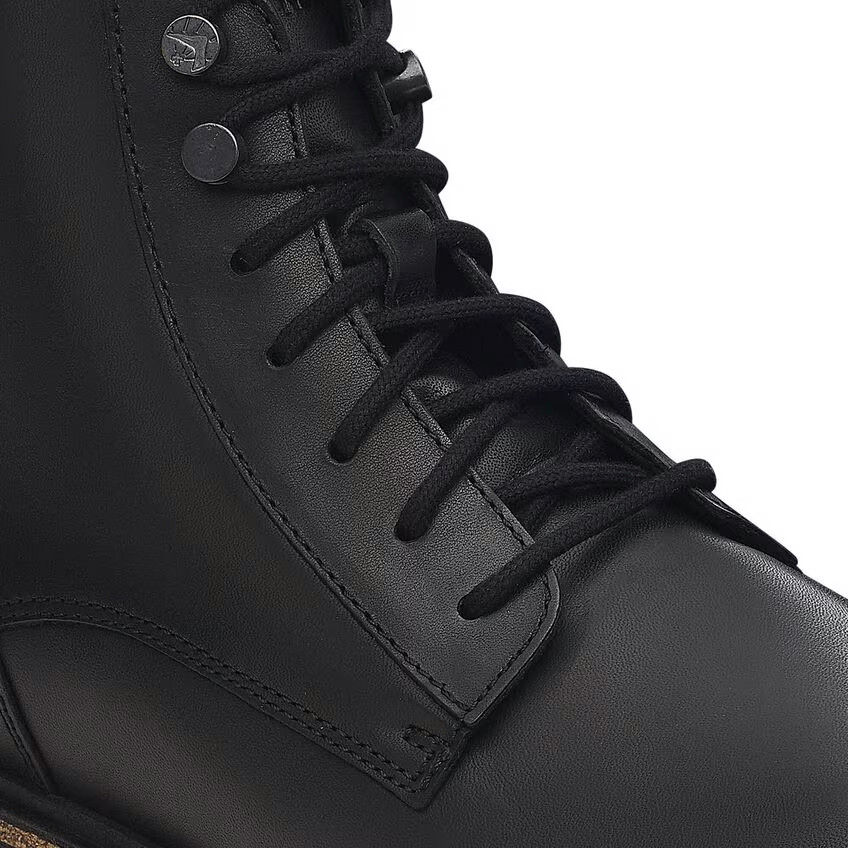 Birkenstock Highwood Lace Mid Boot – Black Leather – Men’s