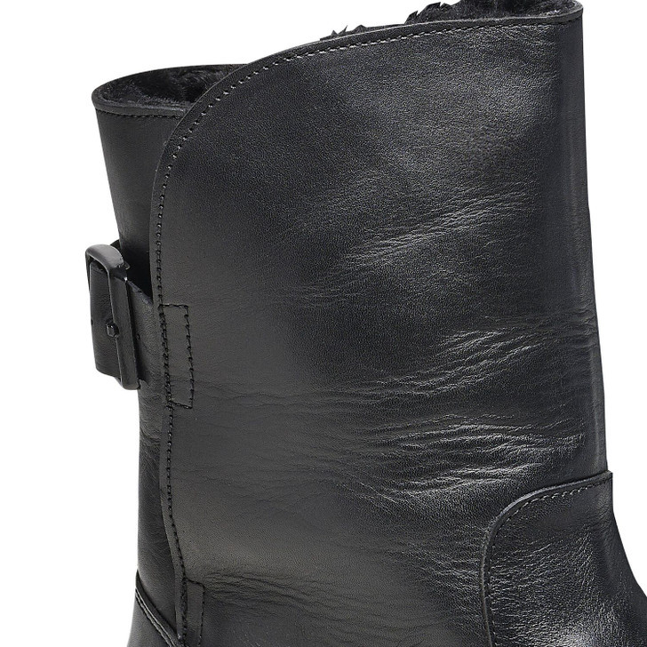 Birkenstock Uppsala Boot – Shearling Black Leather – Women’s