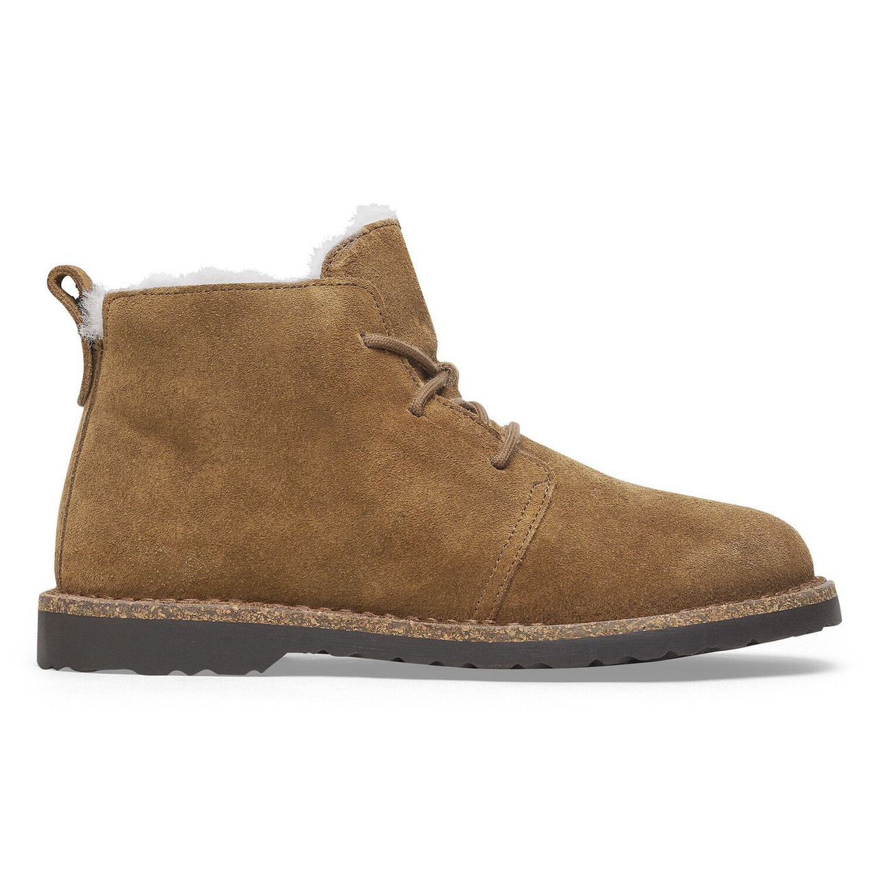 Birkenstock Uppsala Mid Boot – Shearling Dark Tea Suede Leather – Women’s