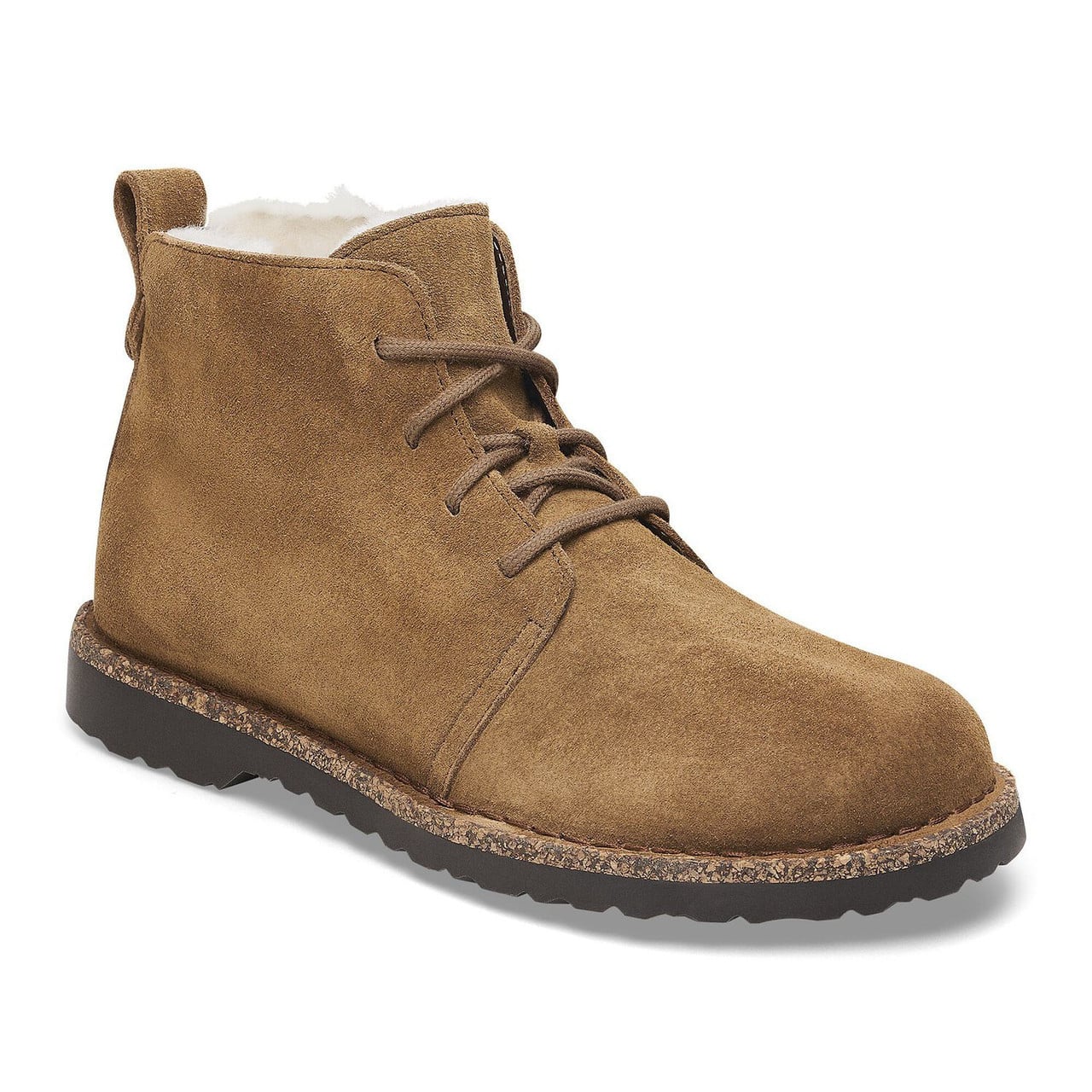 Birkenstock Uppsala Mid Boot – Shearling Dark Tea Suede Leather – Women’s