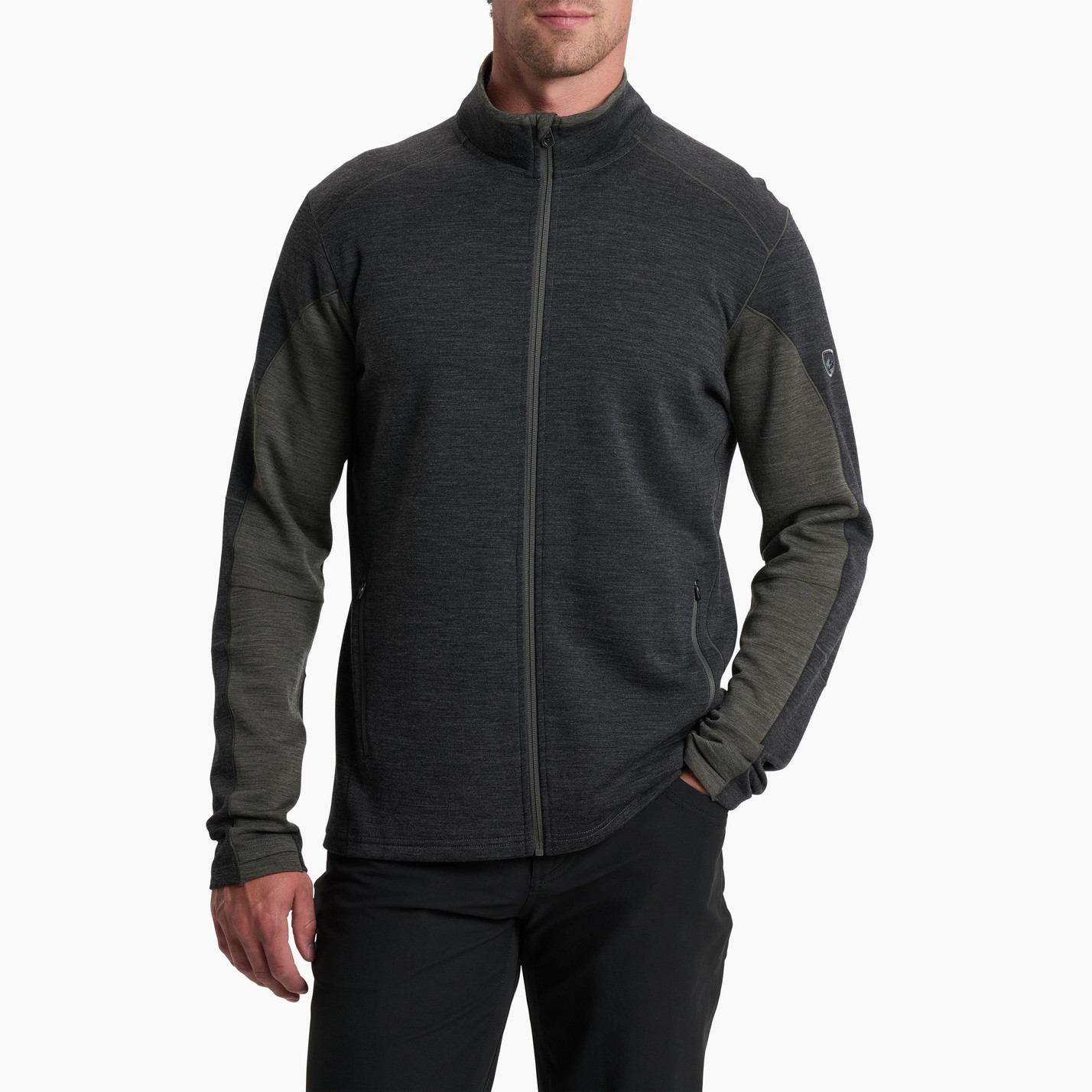 Kuhl Men's Invigoratr Full Zip Fleece - Smoked Olive