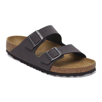 Birkenstock Arizona Vegan Birkibuc Black Sandals | Unisex