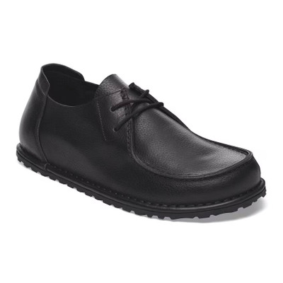 Birkenstock Utti Lace Black Suede Leather Shoe | Men