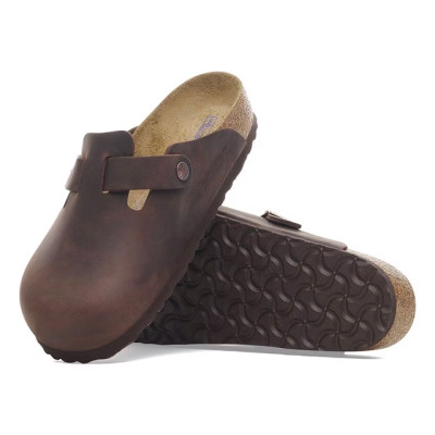 Birkenstock Boston Soft Footbed Clog – Habana Oiled Leather – Unisex