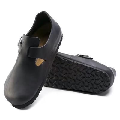 Birkenstock London Shoe – Black Oiled Leather – Unisex