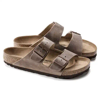 Birkenstock Arizona Sandal – Tobacco Brown Oiled Leather – Unisex