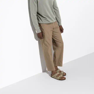 Birkenstock Arizona Soft Footbed Sandal – Taupe Suede Leather – Unisex