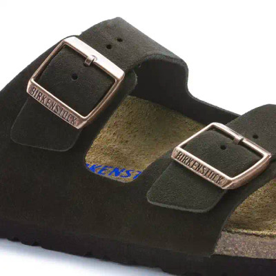 Birkenstock Arizona Soft Footbed Sandal – Mocha Suede – Unisex