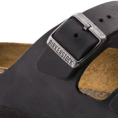 Birkenstock Arizona – Unisex Sandal – Black Oiled Leather