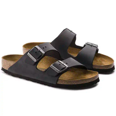 Birkenstock Arizona – Unisex Sandal – Black Oiled Leather