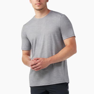 Smartwool Men's Active Short Sleeve - Light Gray Heather