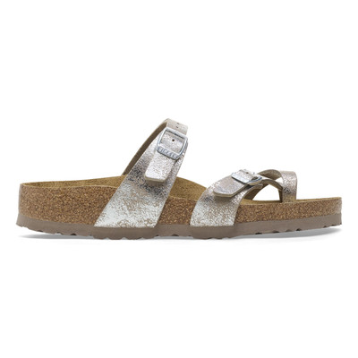 Birkenstock Mayari Sandal – Washed Metallic Silver – Women’s