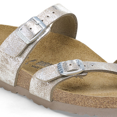 Birkenstock Mayari Sandal – Washed Metallic Silver – Women’s