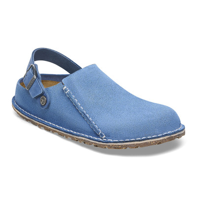 Birkenstock Lutry Clog – Elemental Blue Suede Leather – Women’s