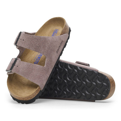 Birkenstock Arizona Sandal – Soft Footbed Suede Leather Faded Purple – Women’s