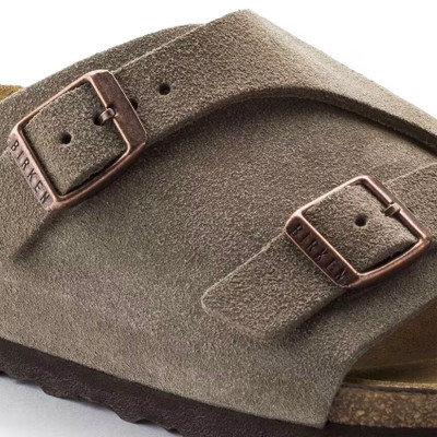 Birkenstock Zurich Sandal – Taupe Suede Leather – Unisex