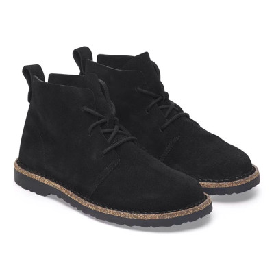 Birkenstock Uppsala Mid Boot – Black Suede Leather – Unisex