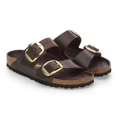 Birkenstock Women's Arizona Big Buckle Zinfandel Oiled Leather Sandal