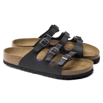 Birkenstock Florida Soft Footbed – Women’s Sandal – Black Oiled Leather