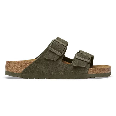 Birkenstock Women's Arizona Thyme Suede Leather Sandal