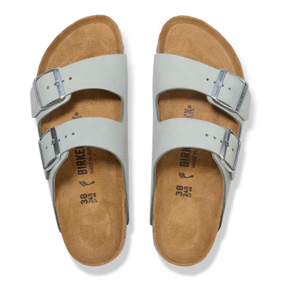 Birkenstock Women's Arizona Pure Sage Nubuck Leather Sandal