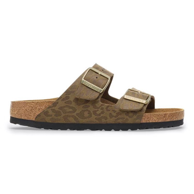 Birkenstock Women's Arizona Leo Khaki Sandal