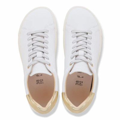 Birkenstock Bend Sneaker – White Metallic Gold – Women’s