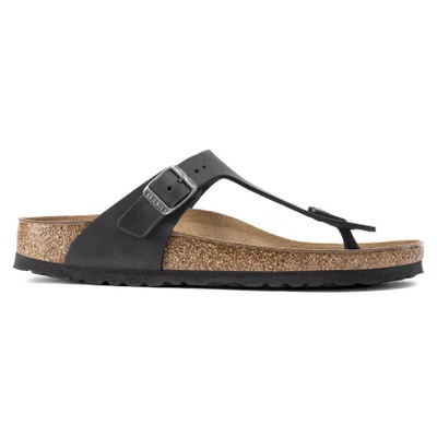 Birkenstock Gizeh Sandal – Black Oiled Leather – Women’s