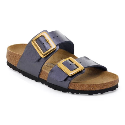 Birkenstock Women's Sydney Lux Buckle Graceful Midnight Birko-Flor Sandal