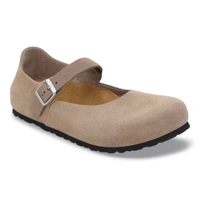Birkenstock Women's Mantova Taupe Suede Leather Shoe
