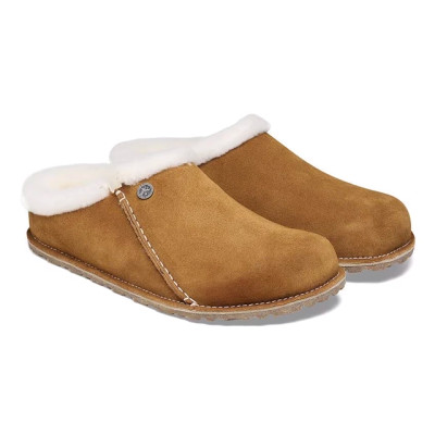 Birkenstock Zermatt Clog – Shearling Mink Suede Leather – Women’s