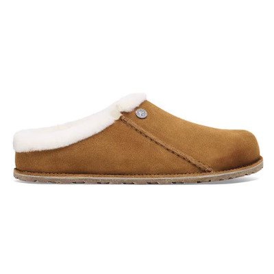 Birkenstock Women's Zermatt Shearling Mink Suede Leather Clog Birkenstock Women's Zermatt Shearling Mink Suede Leather Clog