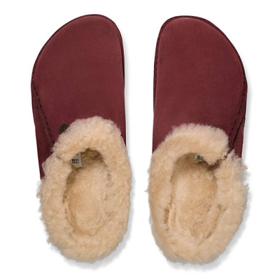 Birkenstock Zermatt Clog – Premium Shearling Suede Zinfandel – Women’s